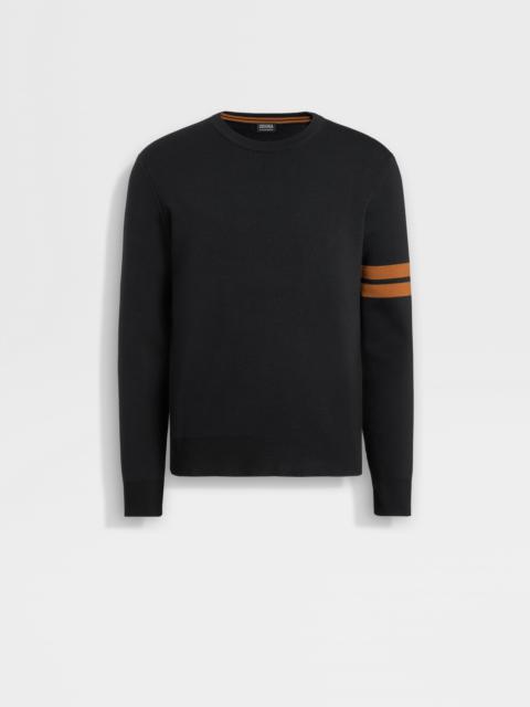 ZEGNA BLACK HIGH PERFORMANCE™ WOOL CREWNECK