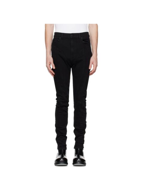 Black Spiral Jeans
