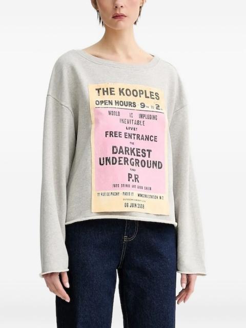 The Kooples graphic-print sweatshirt