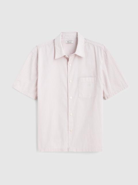 Madewell Boxy Cropped Shirt in Crisp Poplin