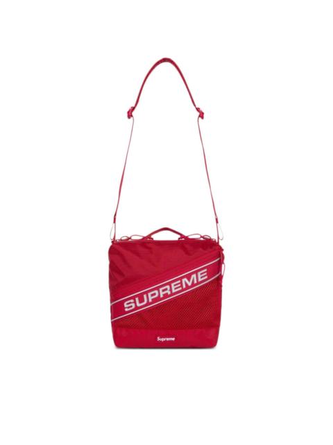 Supreme reflective logo shoulder bag