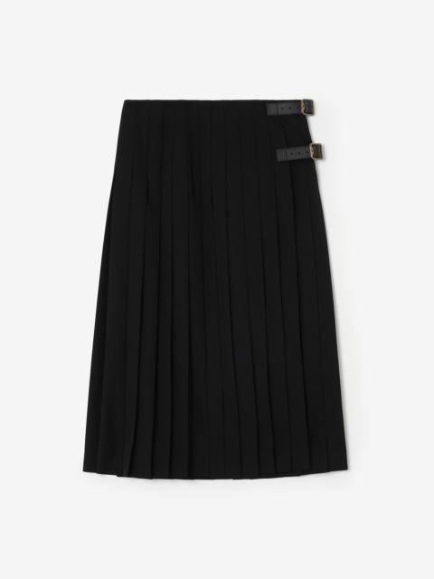 Burberry Wool Midi Kilt