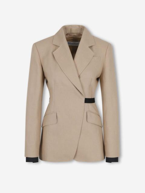 Max Mara DOUBLE-BREASTED LINEN BLAZER