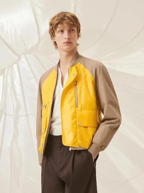 Hermès Reversible rib trim jacket