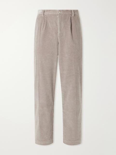 FRESCOBOL CARIOCA Aldo Straight-Leg Cotton-Blend Corduroy Trousers