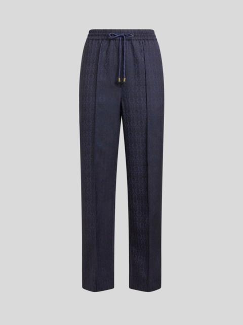 Etro WOOL JACQUARD JOGGING TROUSERS