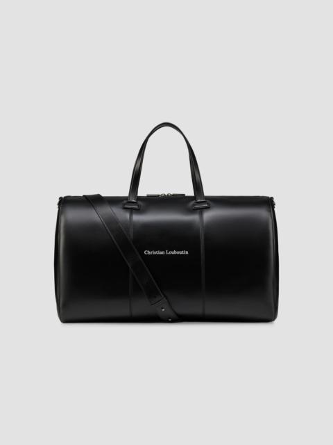 Christian Louboutin Men's Tactical Leather Duffel Bag - Black