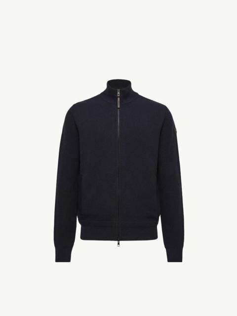 Moncler Wool & Cashmere Zip-Up Cardigan