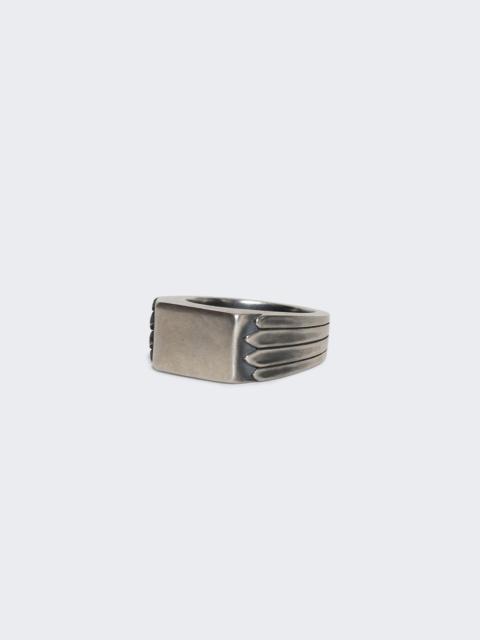 MM6 Maison Margiela Minimal Logo 4mm Ring Brunito
