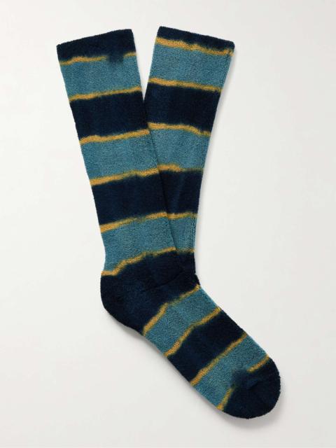 ANONYMOUSISM Old Surf Stripes Cotton-Blend Terry Socks