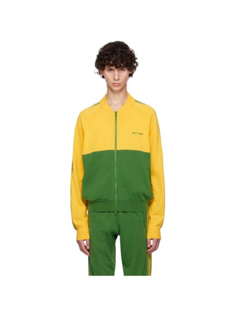 Green & Yellow adidas Originals Edition Embroidered Logo Track Jacket