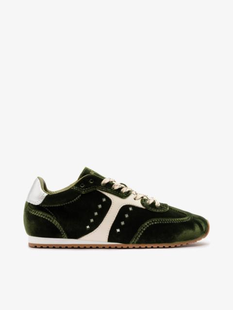 Larroudé Stella Sneaker Bosco Velvet