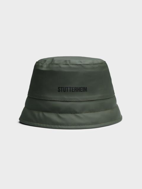Stutterheim Skärholmen Puffer Bucket Hat Green