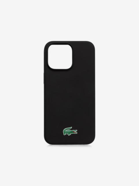 LACOSTE logo-patch iPhone 15 case