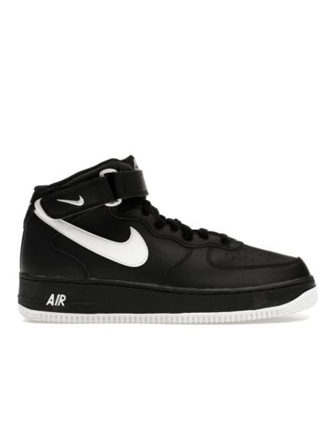 Nike Air Force 1 Mid '07 Black White Sole