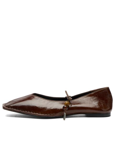 ALOHAS ALOHAS Sway Beads Leather Ballet Flats