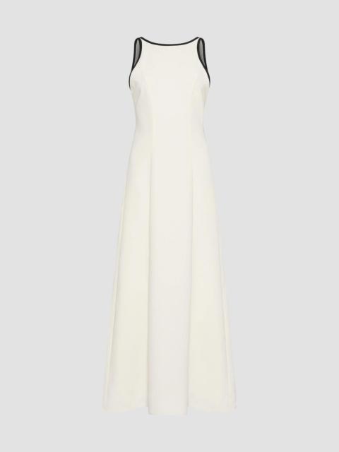 MARELLA Women's Envers Satin Backless Dress - Wool White