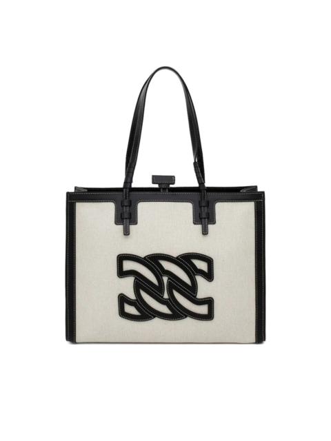 CASADEI Beaurivage logo-appliqué shoulder bag