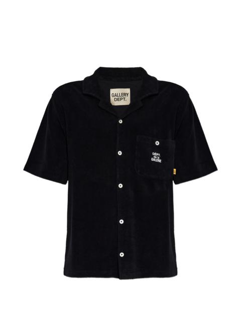 GALLERY DEPT. Gallery Dept. French Parker Logo-print Terry-cloth Shirt
