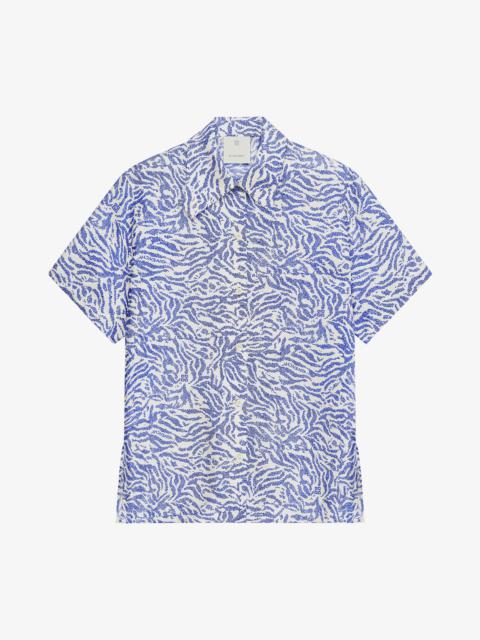 SHIRT IN PRINTED SILK