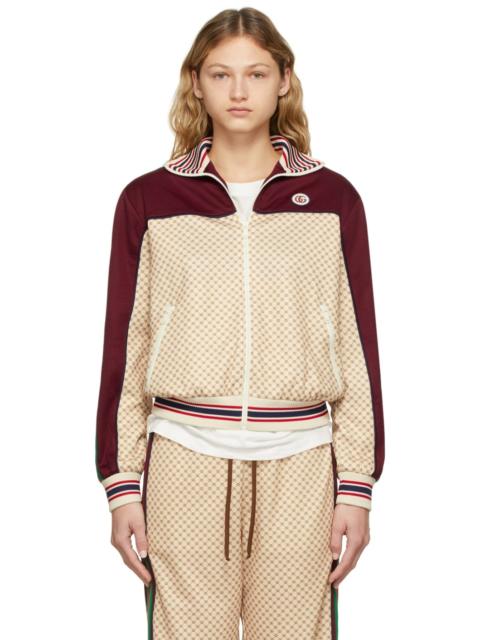 GUCCI 연동 G 인쇄 jersey 재킷