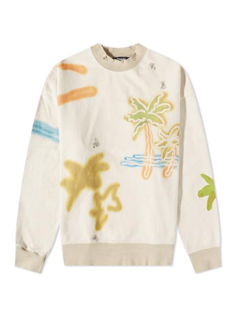 Palm Angels Palm Angels Neon Palm Crew Sweat