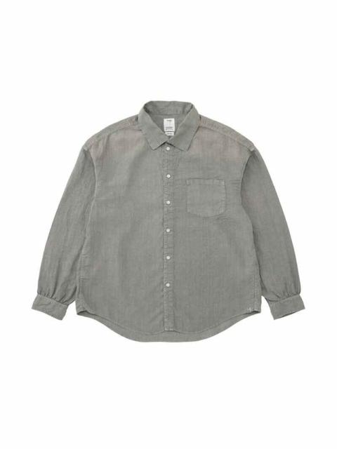 visvim PALMER SHIRT L/S DMGD (LINEN) GREY