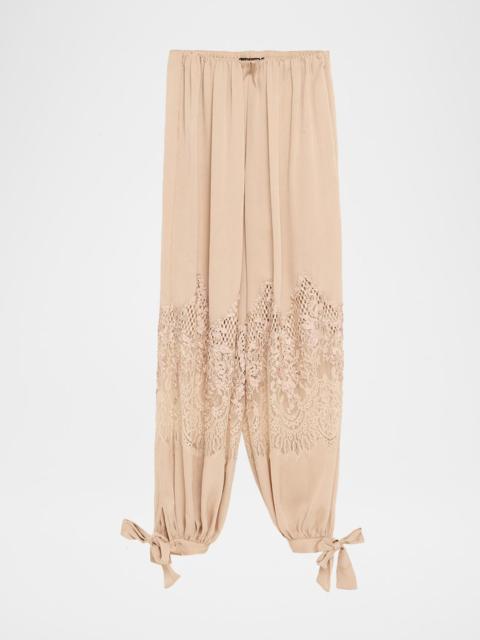 KOBI HALPERIN Corrine Lace-Inset Balloon Pants