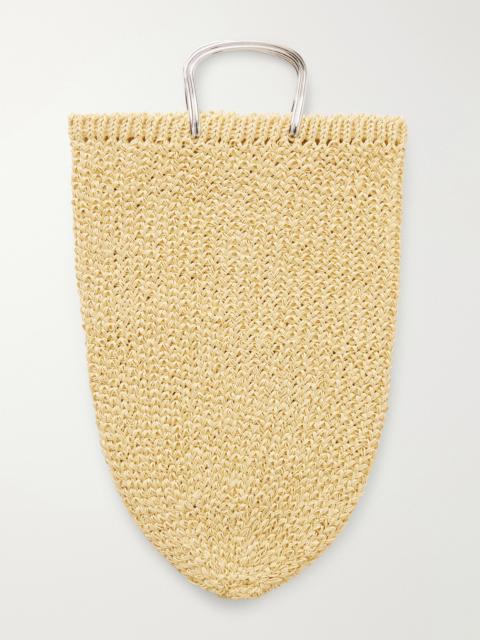 TORY BURCH Woven Raffia Tote Bag