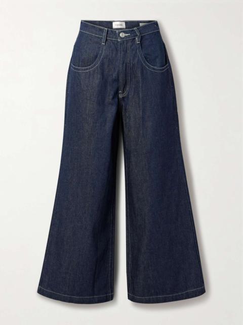 + NET SUSTAIN Skater high-rise wide-leg jeans