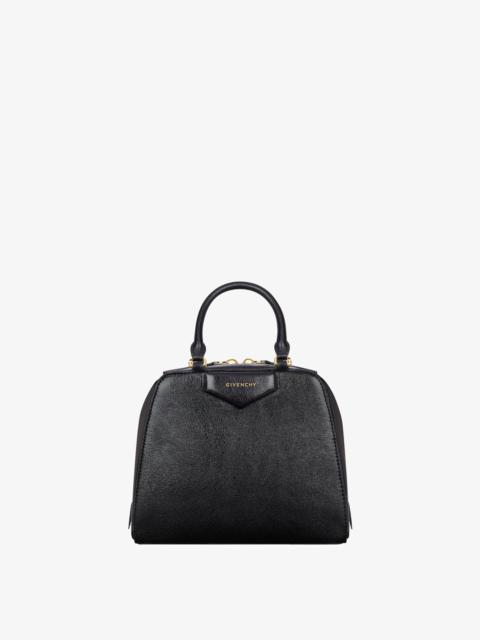 Givenchy MINI ANTIGONA CUBE BAG IN LEATHER