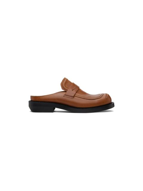 ADER error Brown Curve MU03 Slip-On Loafers