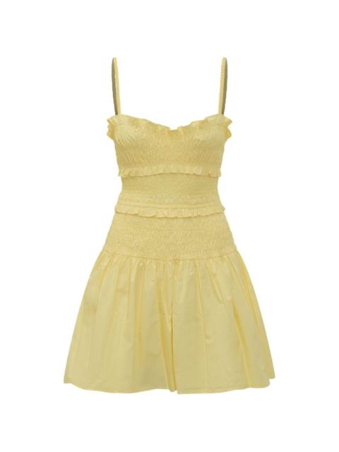 MICHAEL KORS smocked mini dress