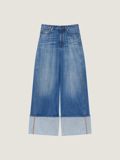 Givenchy MEDIUM BLUE TURN-UP JEANS