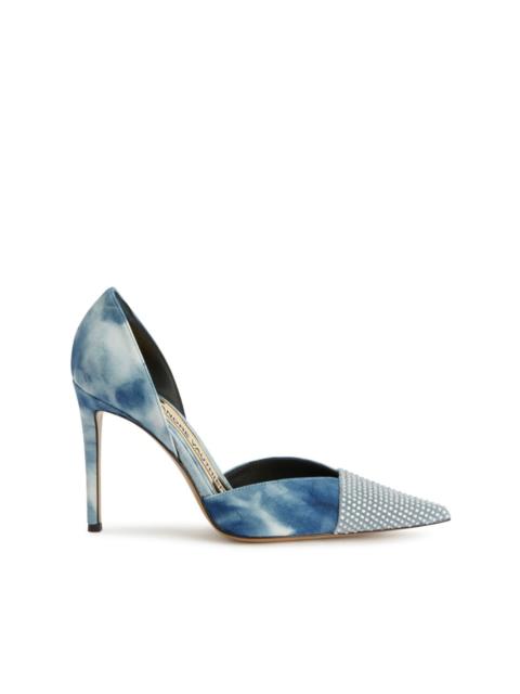 ALEXANDRE VAUTHIER tie-dye pattern 105mm pumps