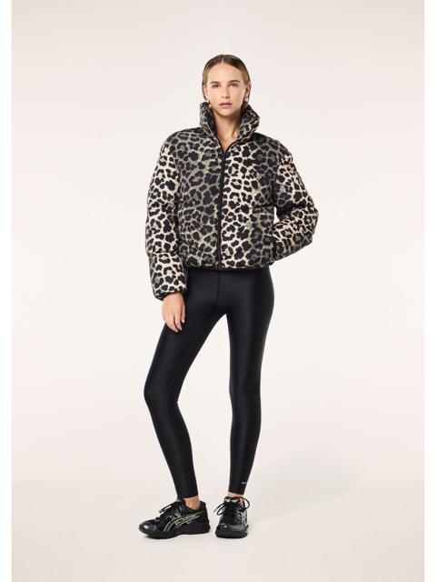 P.E NATION PIVOT PUFFER IN LEOPARD