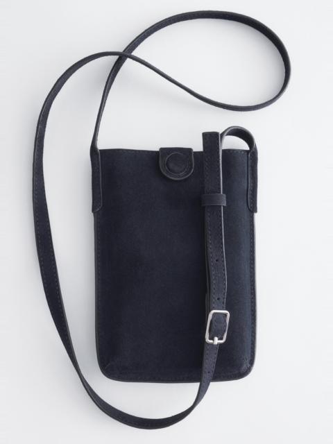 & Other Stories Moulded Split-Suede Phone Bag