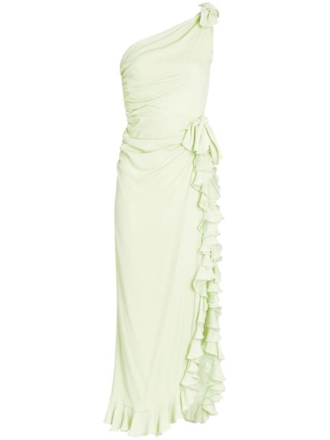 GIAMBATTISTA VALLI asymmetric ruffled dress