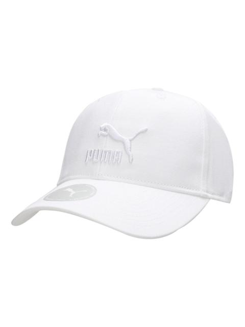 PUMA PUMA Athleisure Casual Sports Baseball Cap White 022554-12