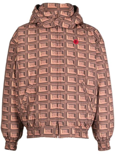 ICECREAM graphic-print padded jacket