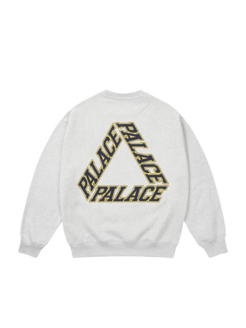 PALACE P3 STITCH CREW GREY MARL