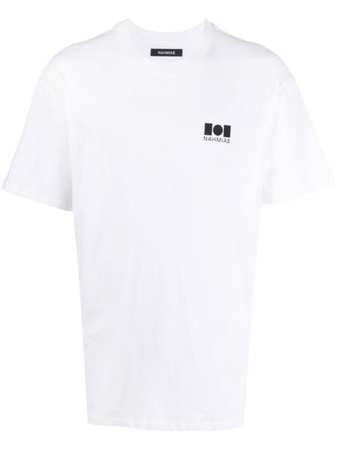 NAHMIAS logo-print cotton T-shirt