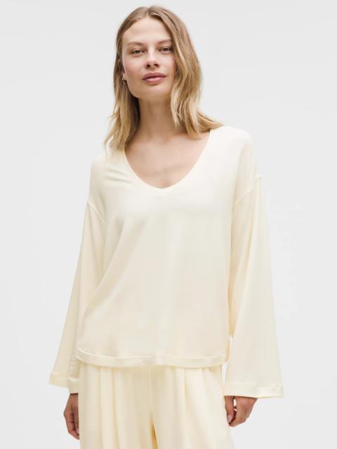 lululemon BeCalm V-Neck Bell Sleeve Shirt