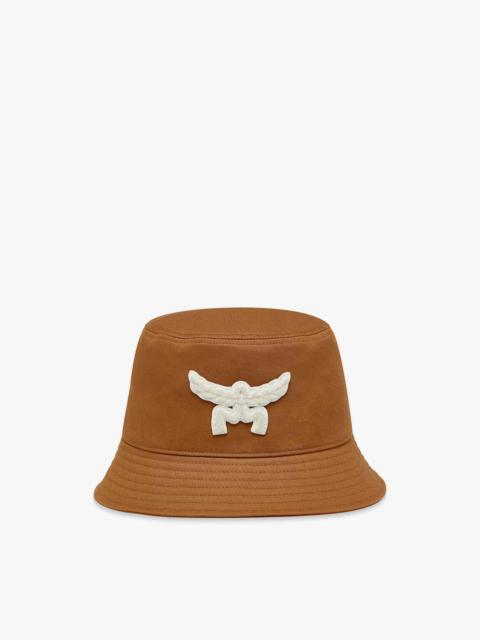 MCM Essential Logo Bucket Hat in Cotton Twill