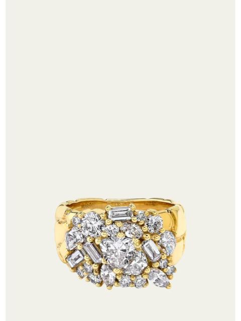 VRAI 14K Yellow Gold Lab-Grown Diamond Unity Ring, 2.62tcw