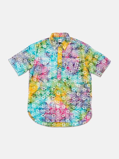 J. PRESS FLORAL BATIK PRINK POPOVER SPORT SHIRT