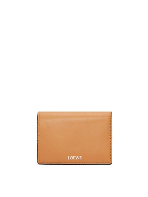 Loewe Folded wallet in shiny nappa calfskin