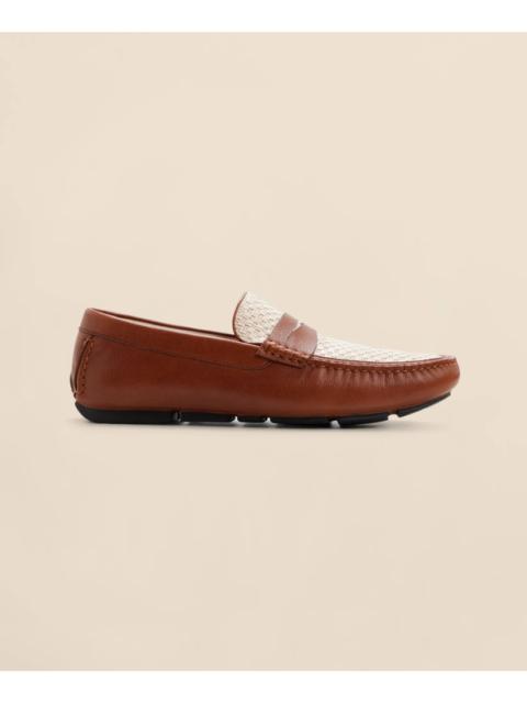 Brooks Brothers Leather Driving Moccasins