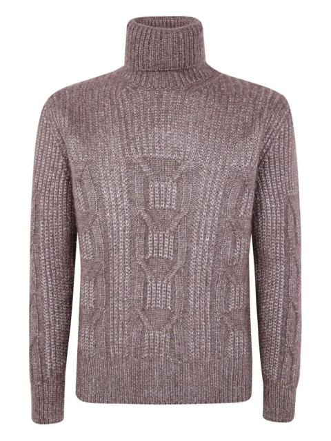 ZEGNA Introducing the "CASHMERE AND SILK RIBBED TURTLENECK" by ZEGNA, a luxurious sweater that embodies so