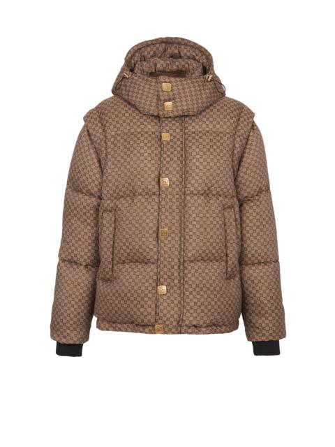 Balmain Mini monogrammed down jacket